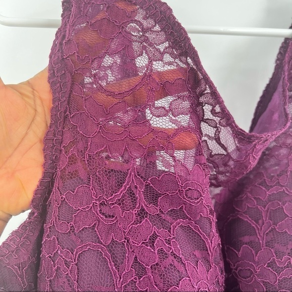 Mori Lee lace maxi dress sleeveless size 20 - Picture 3 of 9